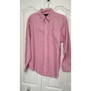 Lauren Ralph Lauren Shirt Mens 16.5 34/35 Pink Classic Fit Non Iron 100% Cotton